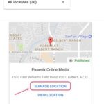 Google My Business Location Page