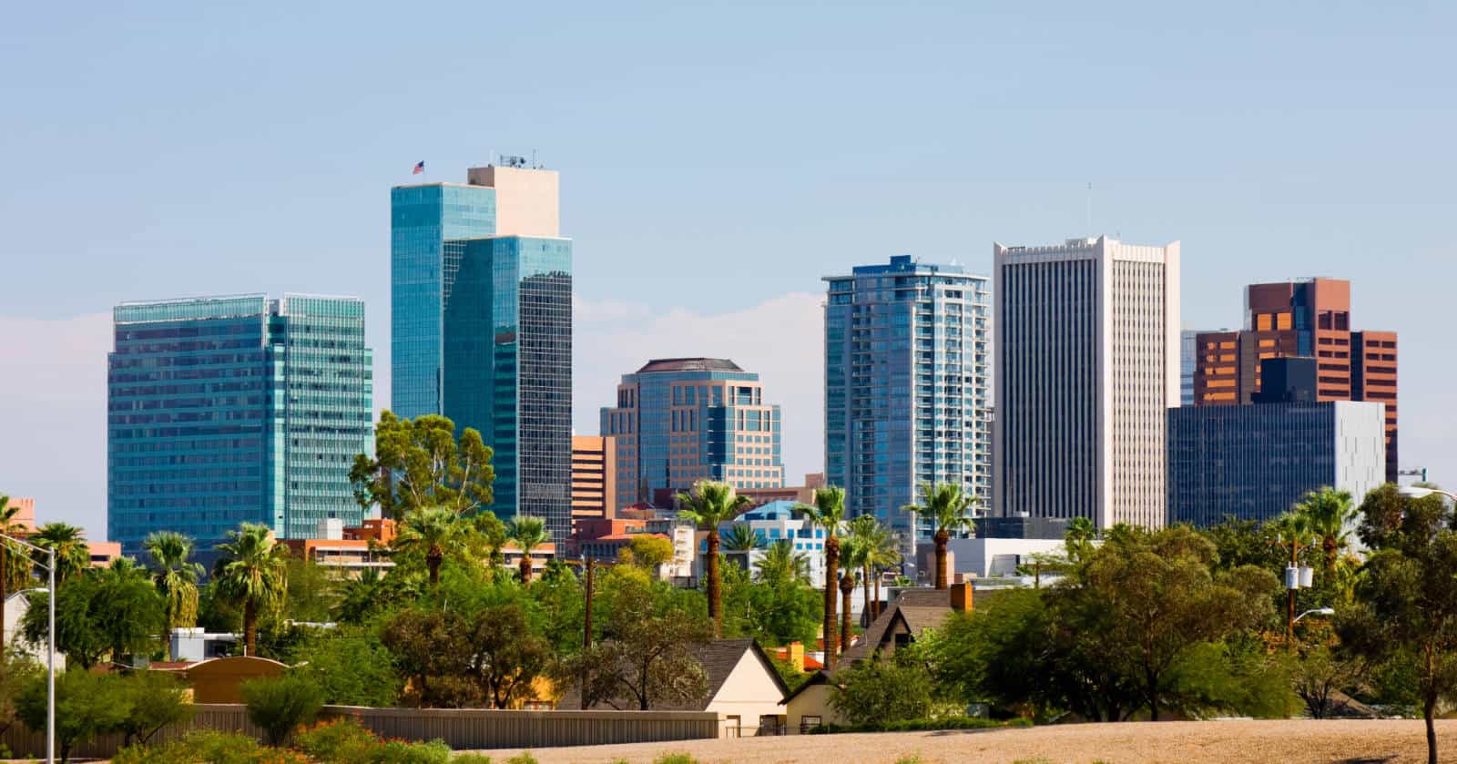 Downtown Phoenix, AZ skyline