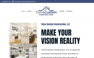 Yuma Custom Construction LLC - Homepage image